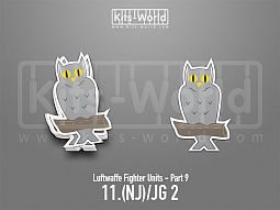 Kitsworld SAV Sticker - Luftwaffe Fighter Units - 11.(NJ)/JG 2 